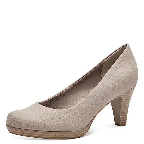 Produktbild: MARCO TOZZI Damen Pumps Vegan Elegant, Braun (Taupe), 41 EU