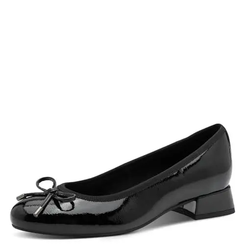 Produktbild: MARCO TOZZI Damen Pumps mit Schleife Elegant, Schwarz (Black Patent), 39 EU