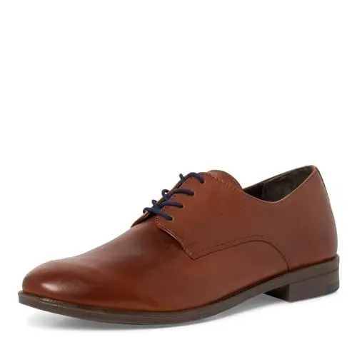 Produktbild: MARCO TOZZI by Guido Maria Kretschmer Herren Anzugschuhe aus Leder Oxford, Braun (Cognac), 45 EU