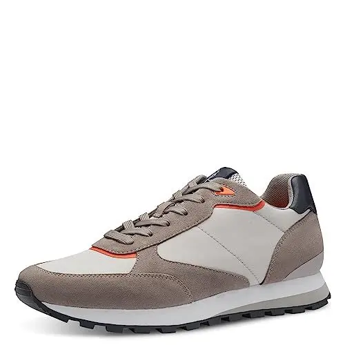 Produktbild: MARCO TOZZI by Guido Maria Kretschmer Herren Sneaker flach Freizeit mit Schnürsenkeln, Grau (Grey Comb), 43