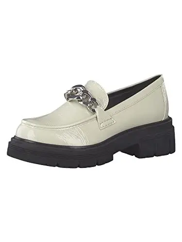 Produktbild: Marco Tozzi Damen 2-2-84701-29 Flacher Slipper, Cream PATENT, 39 EU