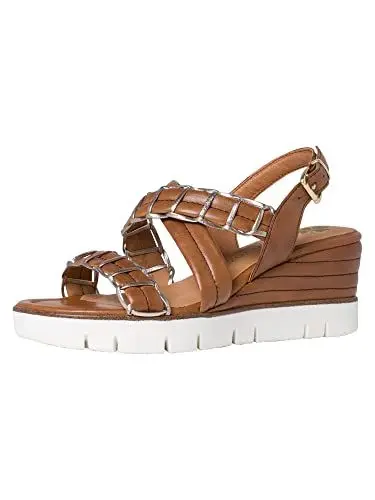 Produktbild: Marco Tozzi Damen 2-2-88705-28 Keilsandale, Cognac Comb, 40 EU