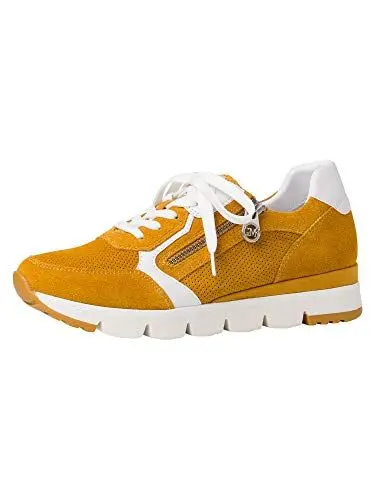 Produktbild: Marco Tozzi Damen by Guido Maria Kretschmer 2-2-83703-26 Veloursleder Sneaker, Saffron Comb, 39 EU