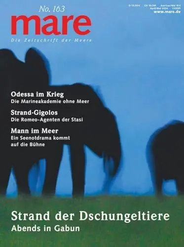 Produktbild: mare - Die Zeitschrift der Meere / No. 163 / Strand der Dschungeltiere: Abends in Gabun