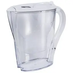 Produktbild: BRITA Wasserfilter Marella weiß (2,4l) inkl. 1 MAXTRA+ Filterkartusche - Filter reduziert Kalk, Chlor, Blei, Kupfer & geschmacksstörende Stoffen im Leitungswasser/schützt Küchengeräte vor Verkalkung