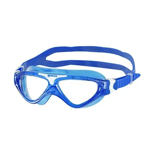 Produktbild: Mares Aquazone Mask Gamma Jr, Schnorchelmaske für Kinder mit TPR-Maskenkörper, Unisex, Blau/Transparent