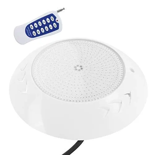 Produktbild: Marhynchus Poolleuchte, Bunte Schwimmbadleuchte, Fernbedienung, LED-Unterwasserleuchte, 35 W RGBW 468 LED IP68, Schwimmbadbeleuchtungsprodukte (SL-8001)