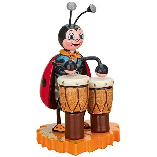Produktbild: Marienkäfer mit Bongo - 8 cm