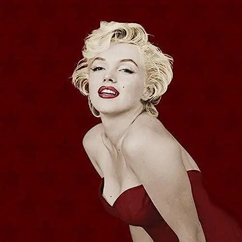 Produktbild: Marilyn Monroe Leinwanddruck, Polyester, Mehrfarbig, 40 x 40 cm