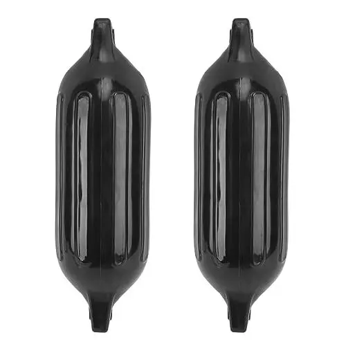 Produktbild: Marine Boat Fenders Black Inflatable Bumper Dock Buoys Yachts Boats Fishing