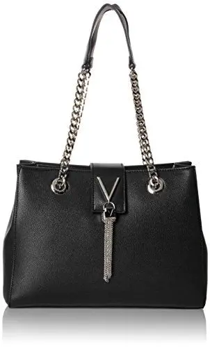 Produktbild: Mario Valentino by Damen Divina Tote, Schwarz (Nero), 9.5x23x30 cm (B x H x T)