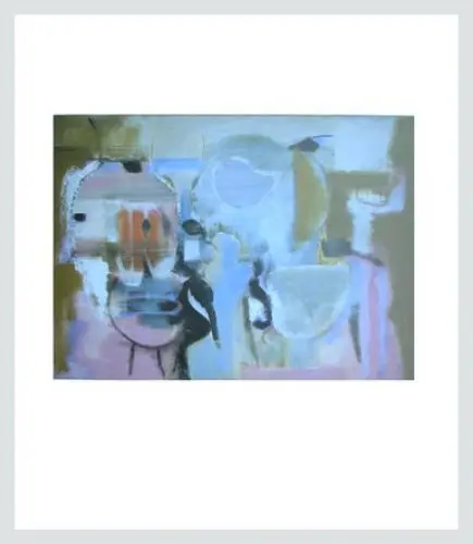 Produktbild: Mark Rothko No 3 (klein) Poster Kunstdruck Bild im Alu Rahmen in Silber matt 58,5x48cm