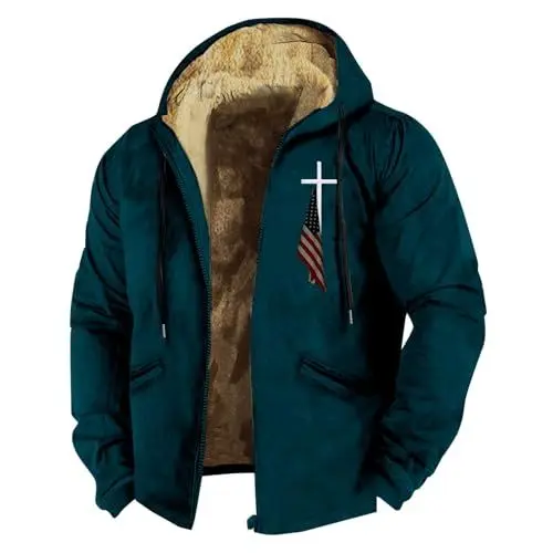 Produktbild: marken sale herren herren fleece jacke ledermantel herren arbeitskleidung herren winter kapuzenpullover herren mit reißverschluss militär kleidung herren jacke dünne regenjacke herren