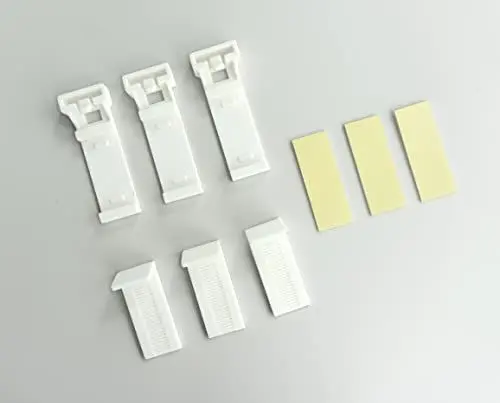 Produktbild: Market-Alley Doppelrollo Klemmfix Rollos ohne Bohren Klemmrollo Duo Rollo Fensterrollo lichtdurchlässig & verdunkelnd für Fenster und Tür (Zubehör Set)
