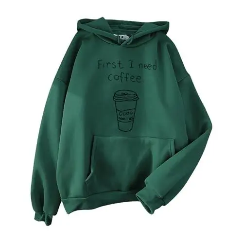 Produktbild: Marketplace Uk Clearance Damen Trainingsanzug Damenpullover Schwarz Langarm Braune Oberteile Damen Coole Sachen Mädchen Weihnachtspullover Damen C A Hoodie Bio Baumwolle Damen Festival Outfit Women