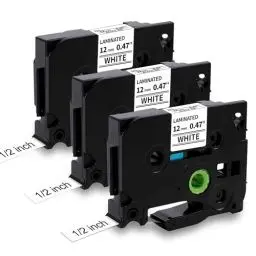 Produktbild: MarkField TZe-231 H107 H100LB Schriftband 12mm Kompatibel mit Brother P-touch Bänder TZe231 TZ 0.47 für Beschriftungsgerät PT-900 1000 1010 1080 H105 H75 H101 D210 D400 Cube Schwarz auf Weiß