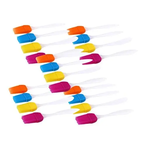 Produktbild: MARMERDO 20 Stk Backpinsel aus Silikon bbrush brushes küche zubehör kocher Backpinsel zum Kochen wiederverwendbar Ölpinsel Backpinsel für zu Hause klein Grillbürste Butter Applikatorpinsel