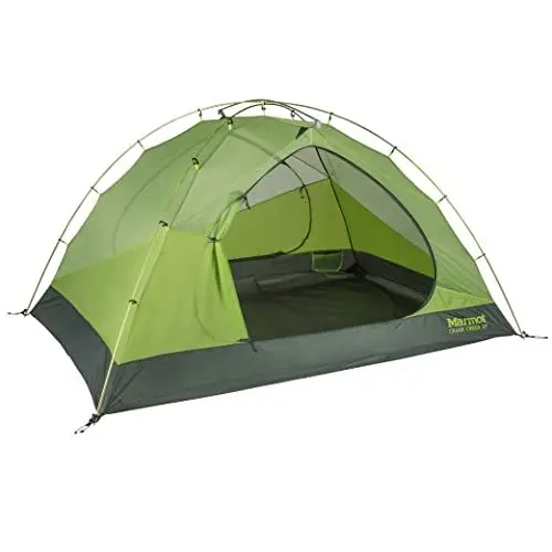Produktbild: Marmot Crane Creek 3P, Leichtes 2/3-Mann Trekkingzelt, Wasserdichtes Backpackingzelt Zum Camping Und Wandern, Macaw Green/Crocodile , 3 Person