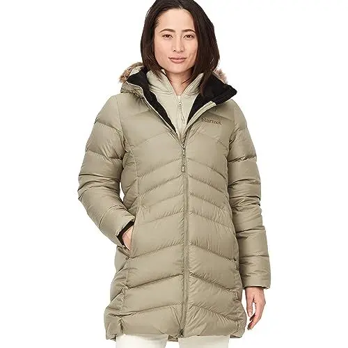 Produktbild: Marmot Damen Wm's Montreal Coat, Leichte Daunenjacke, wasserdichter Daunenparka, warmer Wintermantel, regendichte Winterjacke, winddichte Funktionsjacke mit Kapuze