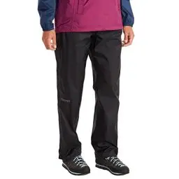 Produktbild: Marmot Damen Wm's PreCip Eco Full Zip Pant Long, Wasserdichte Regenhose, winddichte Wanderhose, atmungsaktive Regenkleidung zum Wandern und Trekking, Black, XS