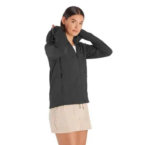 Produktbild: Marmot Damen Women's Leconte Fleece Hoody, Warme Fleece-Jacke, Jacke mit Reißverschluss, atmungsaktiv, winddichte Weste, leicht zu packen, ideal zum Wandern & als Midlayer, Black, XS