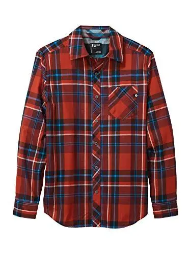 Produktbild: Marmot Herren Anderson Lightweight Flannel Langarm-Shirt, Burgundy, XXL