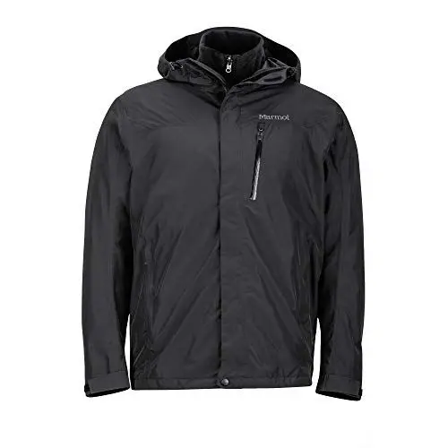 Produktbild: Marmot Herren Hardshell Regenjacke, Winddicht, Wasserdicht, Atmungsaktiv Ramble Component, Black, S, 40910