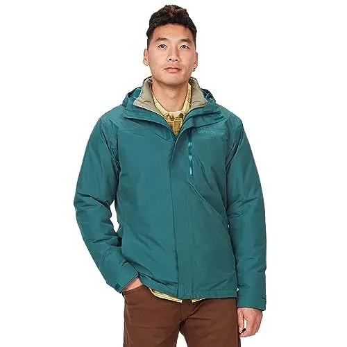 Produktbild: Marmot Herren Ramble Component Jacket, Wasserdichte Jacke, warme 3 in 1 Regenjacke mit Kapuze, winddichter Regenmantel, atmungsaktiver Windbreaker, ideal zum Wandern