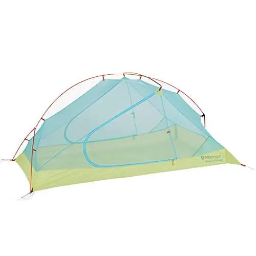 Produktbild: Marmot Superalloy 2P, Ultraleichtes Zelt 2 Personen, kleines 2 Mann Trekking Zelt, Camping Zelt, absolut wasserdicht, Green Glow, ONE