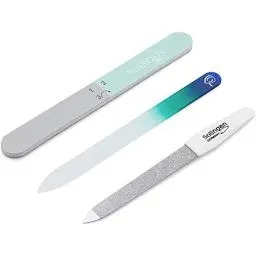 Produktbild: marQus Nagelfeilen-Set komplette Pflege mit Solingen Saphirfeile, Glasfeile und Polierfeile
