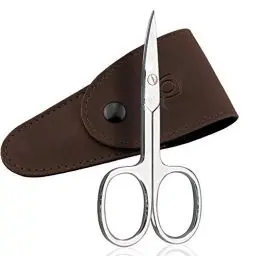 Produktbild: marQus Nagelschere Solingen/Deutschland - Extra scharf mit gebogener Schneide und Nagelscheren Etui - Fingernagel Schere und Nagelschere Fussnägel