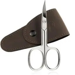 Produktbild: marQus - Nagelschere aus Solingen mit mikroverzahnter Klinge inkl. Etui zum exakten Schneiden von Nägeln geeignet als Fingernagelschere oder Nagelschere Fussnägel