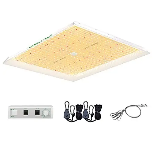 Produktbild: MARS HYDRO TS3000 LED Grow Lampe Grow Light Dimmbar mit IR UV Sunlike Vollspektrum Pflanzenlampen für Zimmerpflanzen Samen Knospe Pflanze Gemüse und Blume Anzüge für 120x120cm, 150x150cm Growzelt