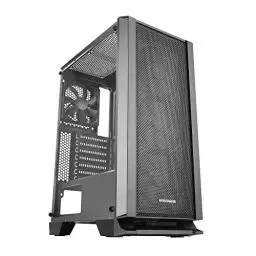 Produktbild: Mars Gaming MC-Master, ATX PC Gehäuse, Metall-Mesh Frontplatte, Gehärtetes Glas, 4 Ultraleise 120mm Lüfter, Schwarz