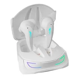 Produktbild: Mars Gaming Gaming MHI-Ultra Weiß, Wireless Headset TWS, RGB Flow, Bluetooth 5.3, Triple Geräuschunterdrückung, 24H Akkulaufzeit, MHIULTRAW, One Size