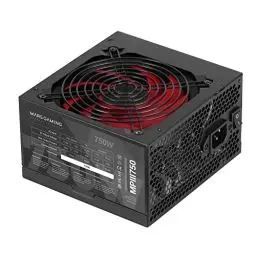 Produktbild: Mars Gaming MPIII750, PC ATX 750W Netzteil, 5 Jahre Garantie, Silent AI-RPM Technologie, 85% Wirkungsgrad, Schwarz