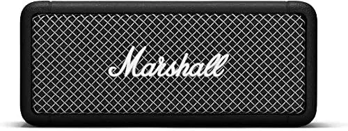 Produktbild: Marshall Emberton Bluetooth Tragbarer Lautsprecher, Kabelloser, Wasserabweisend - Schwarz