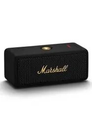 Produktbild: Marshall Emberton II Bluetooth Tragbarer Lautsprecher, Kabelloser, Wasserabweisend - Schwarz und Messing