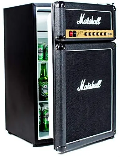 Produktbild: Marshall MRFRIDGE44-2019 Kühlschrank EEK F (A - G) 114 Liter Bodenausstattung schwarz