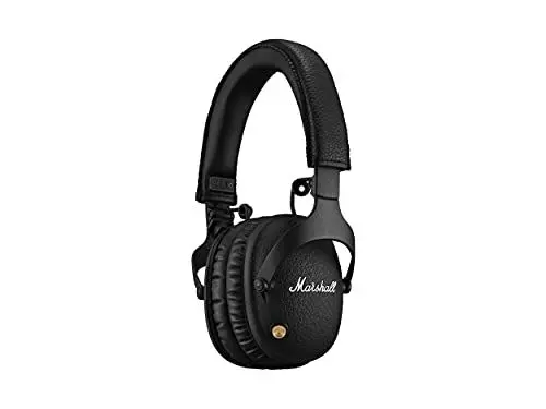 Produktbild: Marshall Monitor II Bluetooth Kopfhörer mit Active Noise Cancelling, 30 Stunden Spielzeit – Schwarz