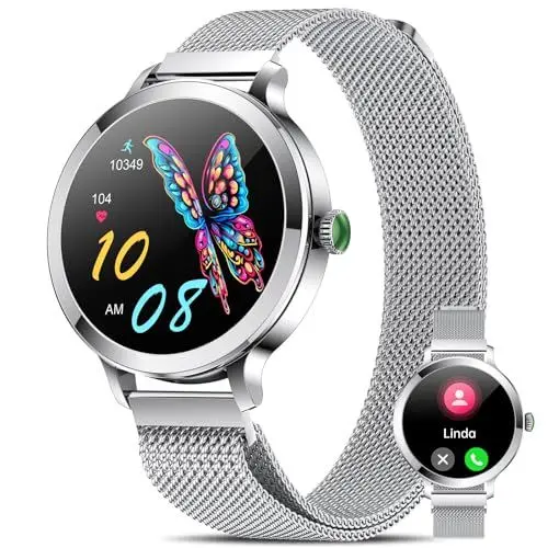 Produktbild: Marsyu Smartwatch Damen mit Telefonfunktion, 1.1