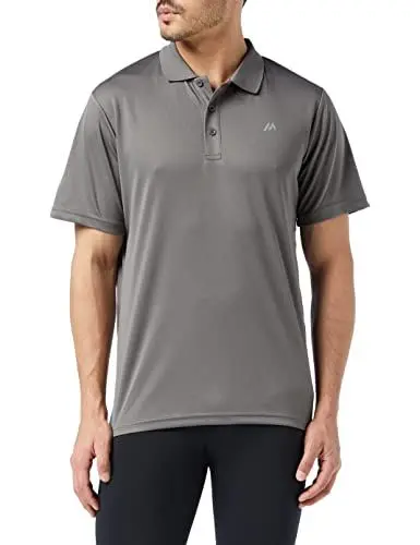 Produktbild: martes Herren Solo Funktions Polo Shirt, Castlerock/Reflective, L