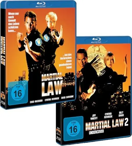 Produktbild: Martial Law 1 + 2 - Doppelte Action mit Cynthia Rothrock - Zwei epische Martial Arts Abenteuer (Blu-ray)