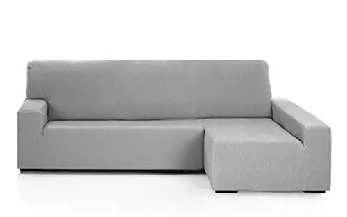 Produktbild: Martina Home - Emilia - Elastischer Bezug für Loungesessel - Langer rechter Arm (Vorderansicht) - Seelengrau