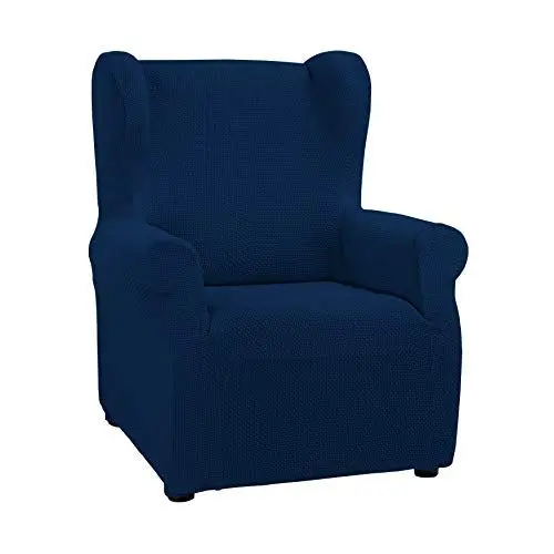 Produktbild: Martina Home Daytona Super elastischer Überzug für Sessel, vielseitig anpassbar, Polyester, Marineblau, Ohrensessel