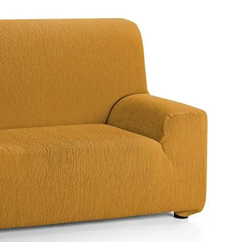 Produktbild: Martina Home Emilia Sofabezug, elastisch, Senfgelb, 3-Sitzer