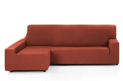 Produktbild: Martina Home Schutzhülle Sofa elastisch Tunez Chaisse Longue Brazo Izquierdo Rostrot (TEJA)