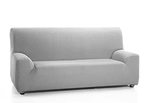 Produktbild: Martina Home Tunez Elastischer Sofabezug, Baumwolle Kunststoff, grau (Alma), 4-Sitzer (220 bis 260 cm)