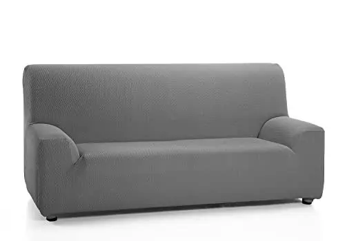 Produktbild: Martina Home Túnez, elastischer Sofabezug für Sofa, Stoff, Grau, 2-Sitzer (120 bis 170 cm)