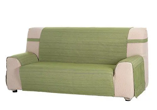 Produktbild: Martina Home deckt Sofa/salvasofa Modell Ribera Farbe Maßnahme 2-Sitzer 130 x 210 cm, Stoff, Kiwi, 32 x 42 x 8 cm